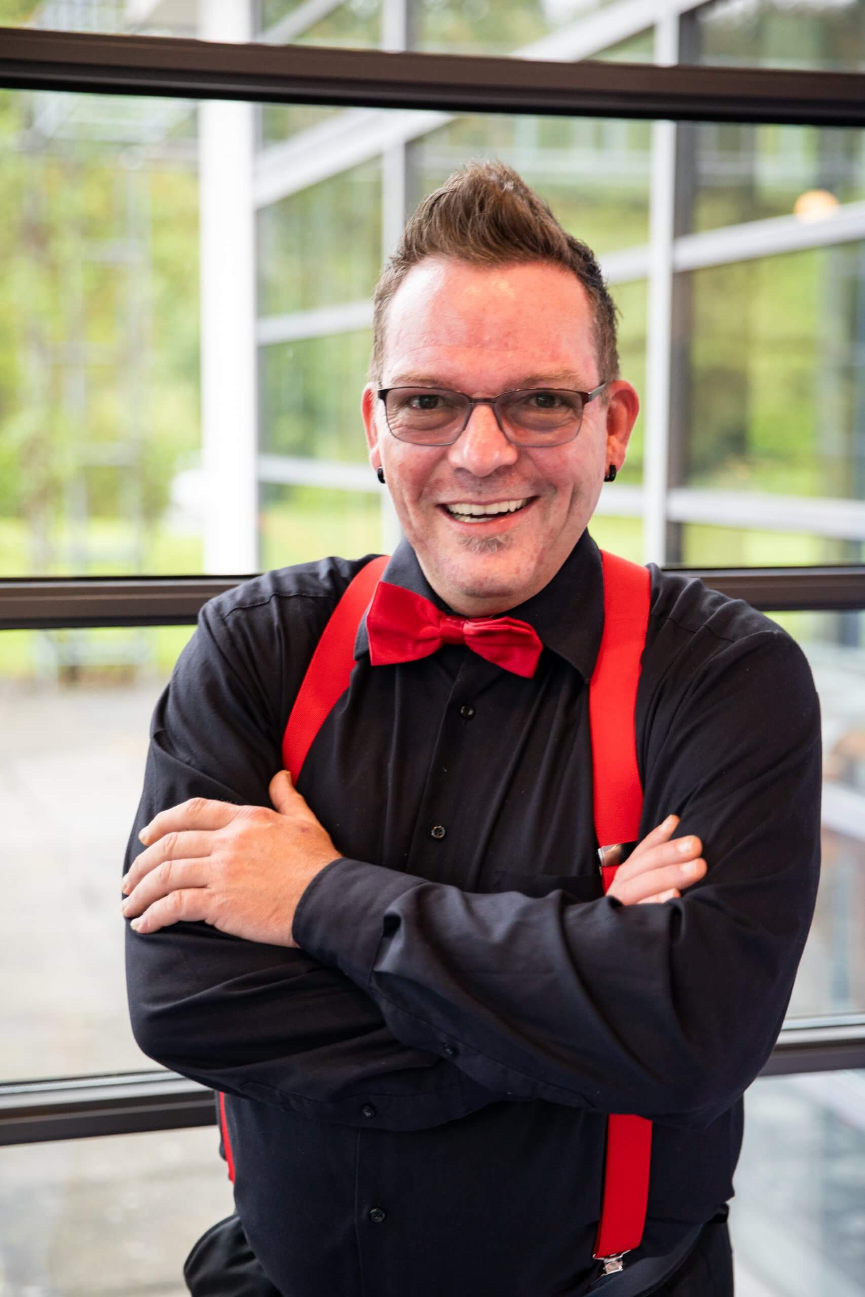 DJ Ecky jr. (Jens Großmann), Gründer der DJs mit der Roten Fliege und Autor von Sophie will tanzen